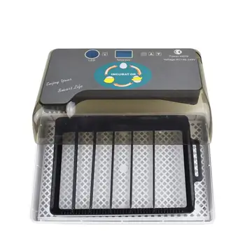 

12Egg Hatcher Full Automatic Incubator With LED Light Brooder Farm Hatchery Machine Goose Bird Quail Brooder
