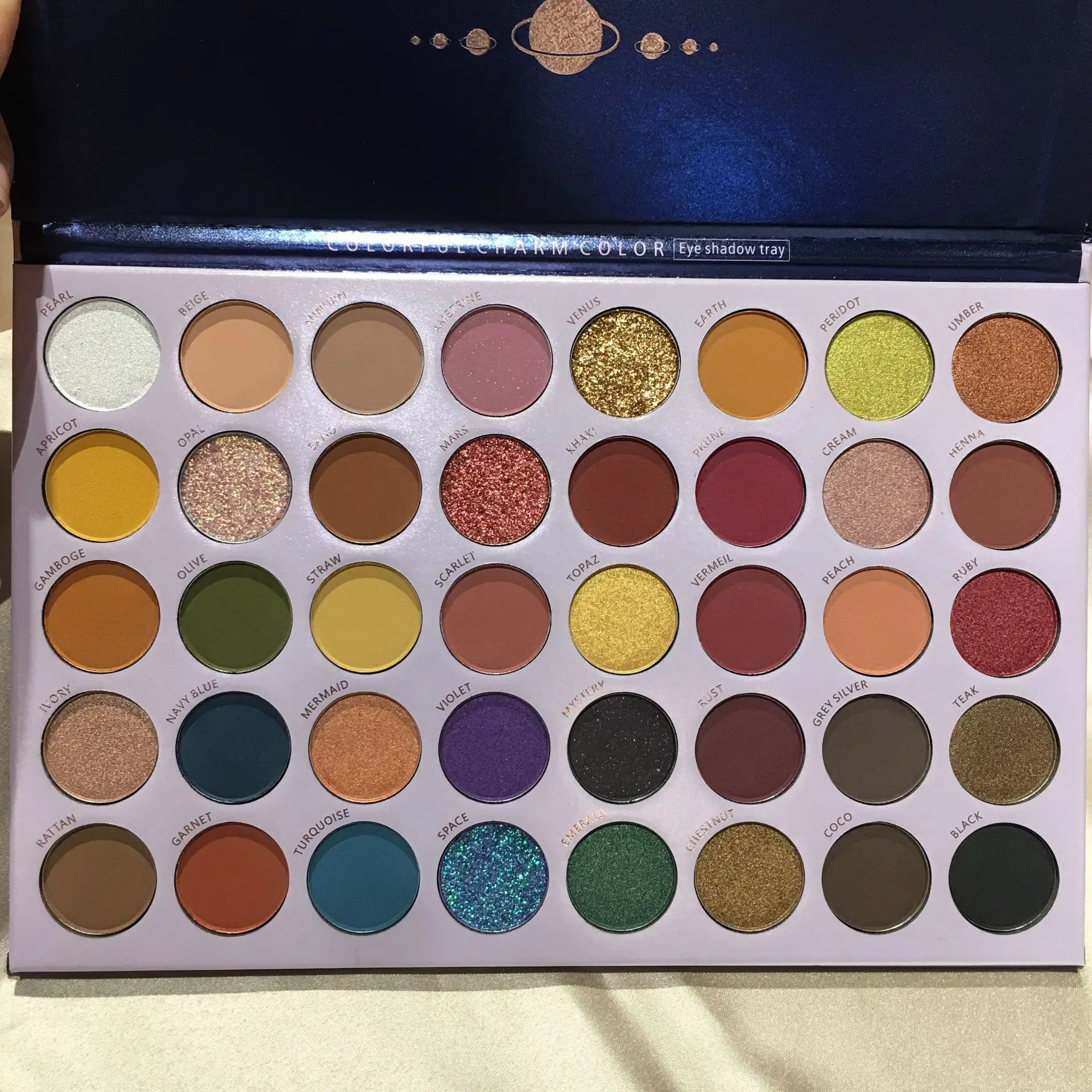 Beauty Glazed Reversal Planet Eyeshadow Pallete Waterproof Eye Pigment Mineral Powder Shimmer Matte Eye Shadow Make up Palette Beauty Glazed Reversal Planet Eyeshadow Pallete Waterproof Eye Pigment Mineral Powder Shimmer Matte Eye Shadow Make up Palette