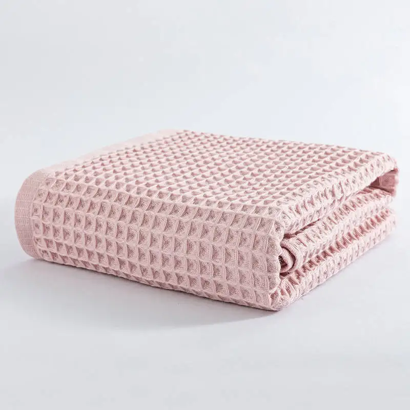 Cotton Waffle Bath Towel for Men and Women, Bathroom Towel, Adults, 70*140 cm 5