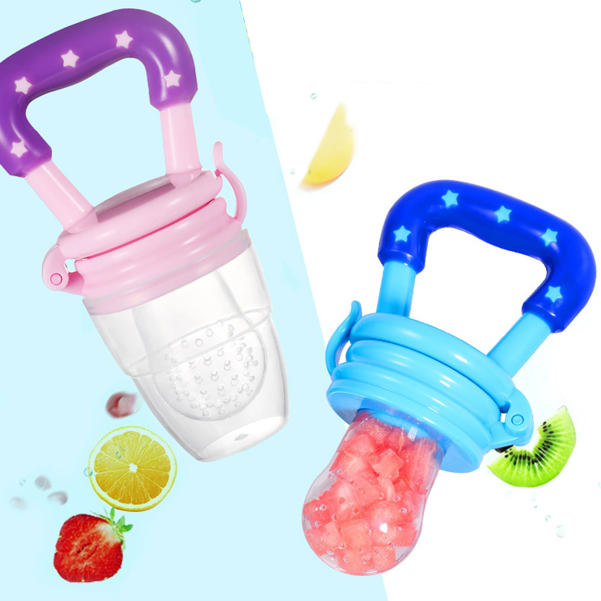 Baby Nipple Pacifier Feeding-Bottles Learn Milk Food-Fruit Drinking-Water Infant Nibbler