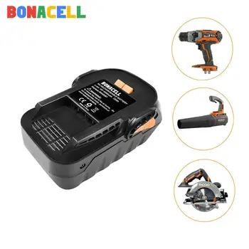 

Bonacell 1 PACK 4000mAh 18V Li-ion Rechargeable Power Tool Battery for RIDGID R840083 R840085 R840086 R840087 Series AEG Series