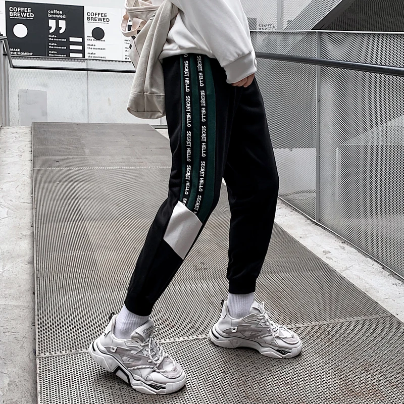 Хороший для мужчин весна осень хип хоп шаровары брюки для девочек мужчин s повседневное корейский негабаритных 3XL джоггеры брюки