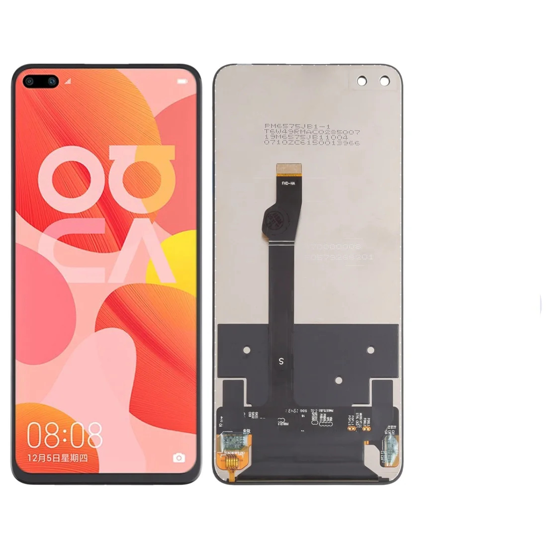 

Screen for Huawei Honor View 30 V30 View30 LCD Display Digitizer Assembly Touch LCD For Huawei Nova 6 NOVA6 Display Repair Part