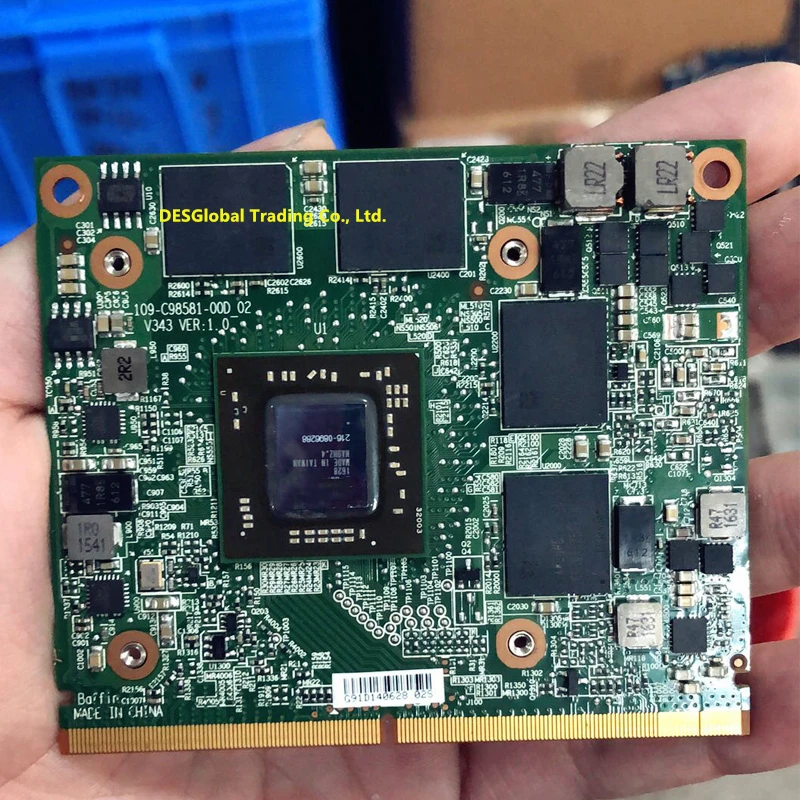  Original WX4150 WX 4150 VGA Video Graphic Card 4GB 216-0896288 CN-0V30XX For Laptop DELL M7510 M752