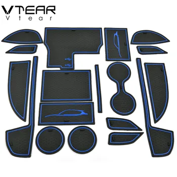 

Vtear For Mazda CX-5 CX5 Accessories 2020-2017 Gate Slot Pad Rubber Mat Door Mat Anti-Slip Cup Pad Interior Decoration Mats
