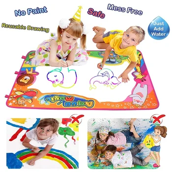 

Educational Toys Art Painting Toys Writing Doodle Gift Add Water Drawing Magic Pen Aqua Magic Doodle Mat For Children
