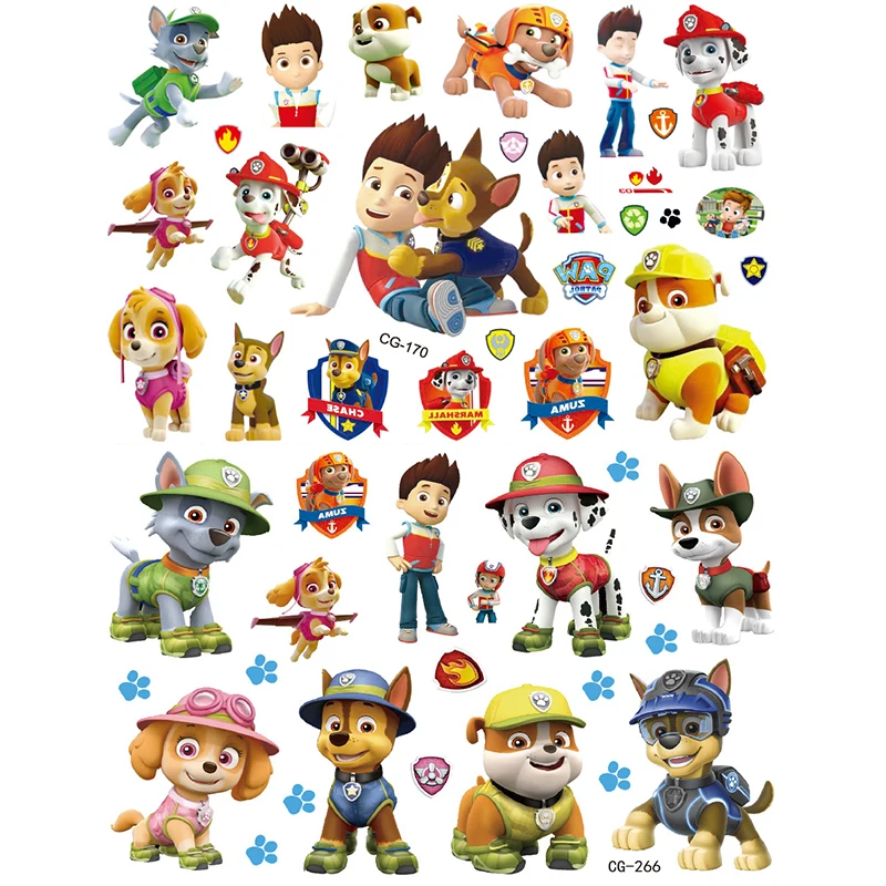 Party Supplies 100 Pieces Paw Patrol Stickers 