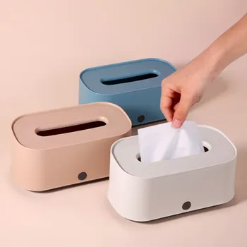 

Nordic simple tissue box creative living room coffee table desktop pumping storage case home decorations YHJ031325