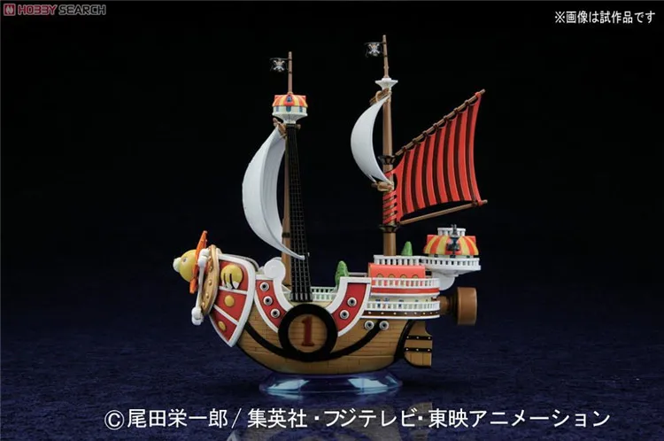 Оригинальная модель Bandai One Piece Great Ship 01 Wanli Sunshine Sonny в сборе фигурки игрушки