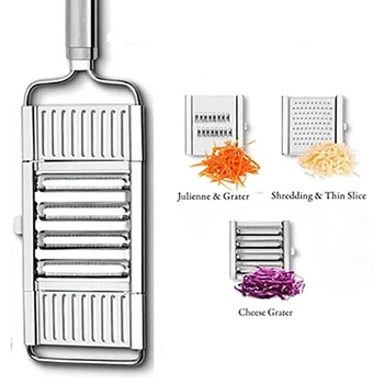 

Four-in-one Multi-function Stainless Steel Vegetable Cutter Grater Grater Veggie Chopper Household Kitchen Accessories
