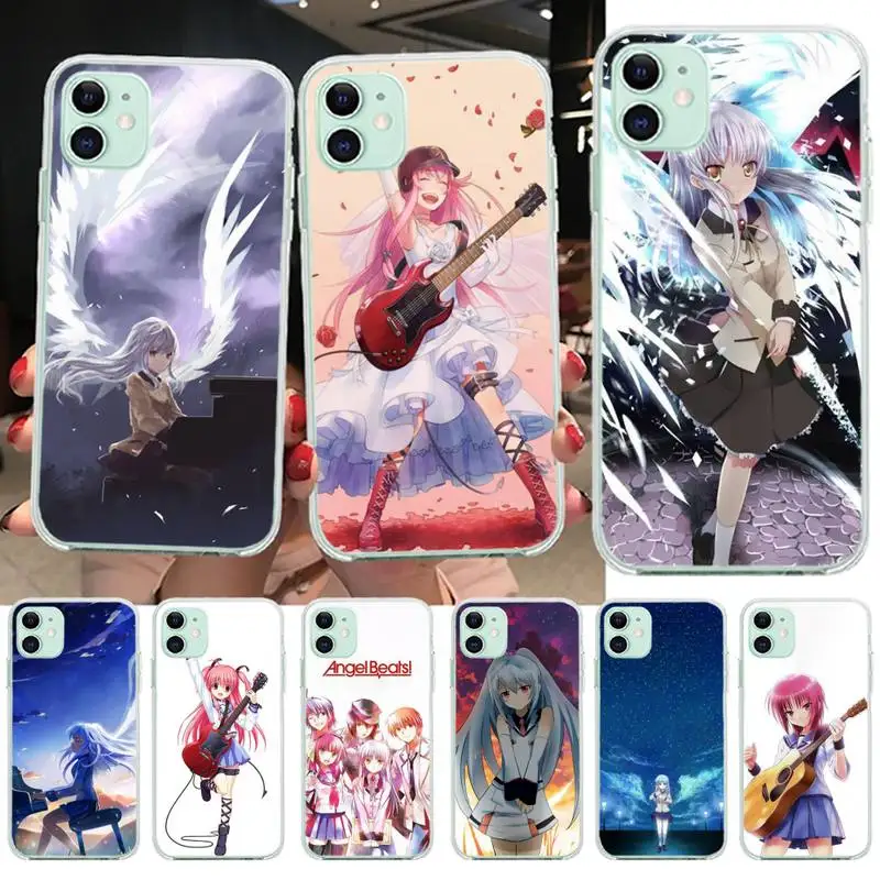 Penghuwan エンジェルビーツアニメ高級ユニークな電話カバー Iphone 11 プロ Xs 最大 8 7 6 6 S プラス X 5 S Se Xr カバー Phone Case Covers Aliexpress