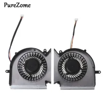 1 пара охлаждающий вентилятор для ноутбука кулер Замена для MSI GE63VR MS-16P1 GE73VR MS-17C1 процессор и вентилятор графического процессора PAAD060105SL N383 N384