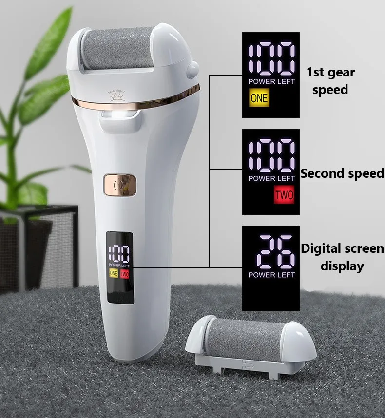 Rechargeable Electric Foot File Callus Remover Machine Pedicure Device Foot Care Tools Feet For Heels Remove Dead Skin brand new 6