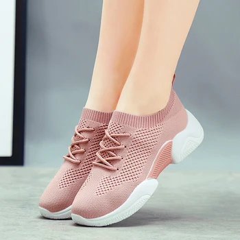 

Tenis Feminino Women Tennis Shoes Tenis Mujer Soft Walking Sock Sneakers Stable Non-slip Fitness Shoes Trainers Women Sneaker