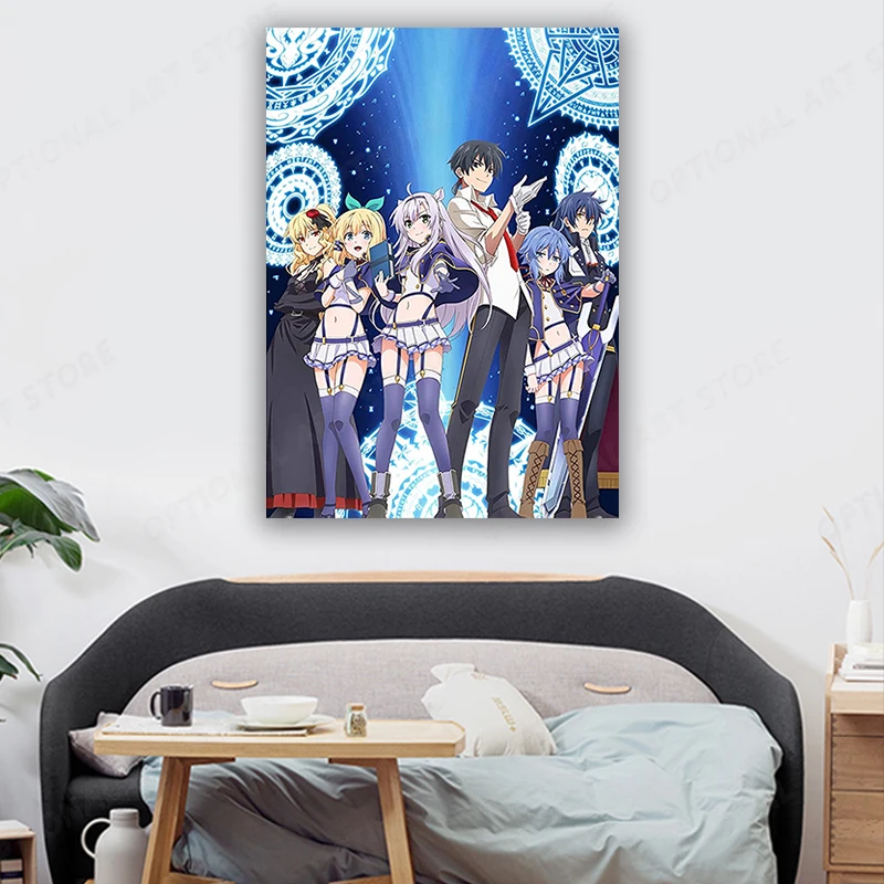 Japan Anime Rokudenashi Majutsu Koushi To Akashic Records Canvas