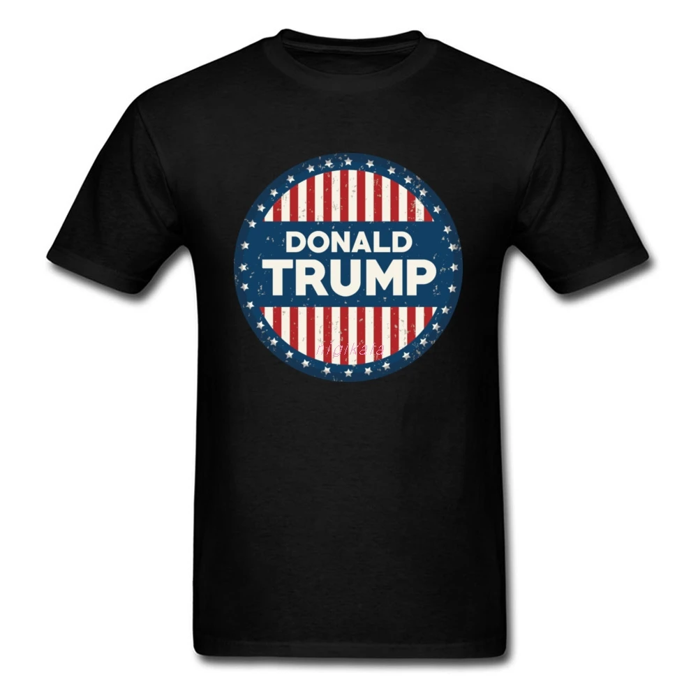 

American Flag T Shirt Donald Trump Tshirt Men T-shirt Cotton Tee Black Tops Hip Hop Clothes Vintage Striped Shirts