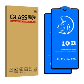 

CAMDEMS 10D 100pcs 2in1 Tempered glass for HUAWEI 9X NOVA 5I PRO P20 LITE 2019 P smart z 2019 HONOR 20 8S P30 screen protector