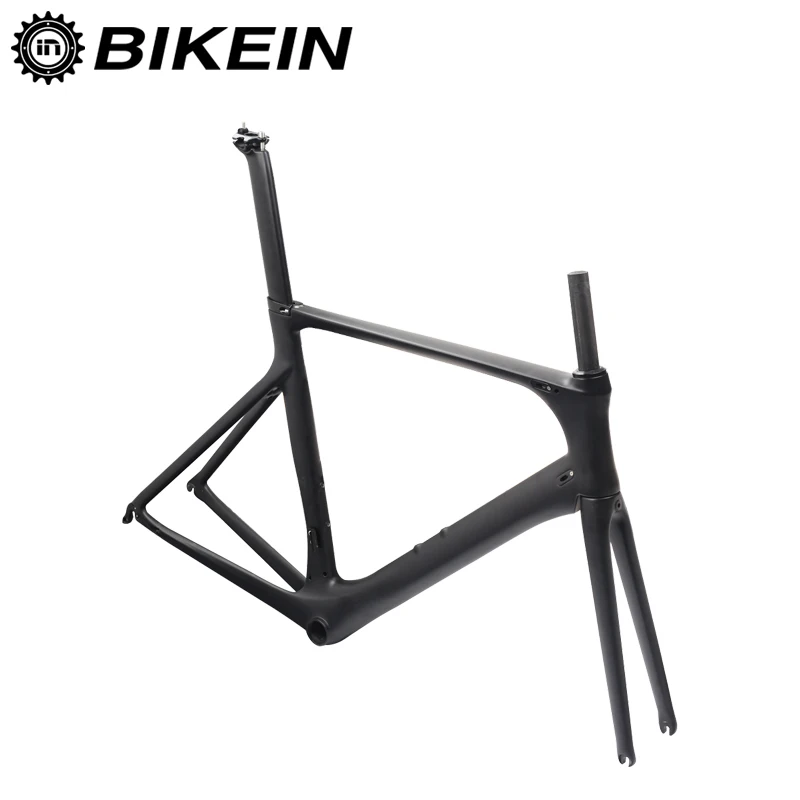 BIKEIN T800 UD углеродистая рама для дорожного велосипеда+ вилка матовый черный BB92 велосипедный шоссейный велосипед Запчасти 47,5/50,5/53/56 см Сверхлегкий 1200 г