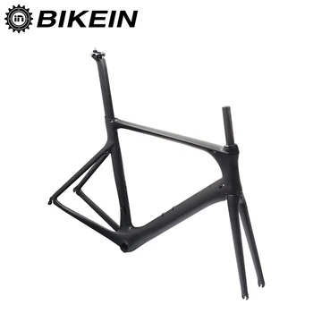 

BIKEIN T800 Full UD Carbon Road Bicycle Frame + Fork Matte Black BB92 Cycling Road Bike Parts 47.5/50.5/53/56cm Ultralight 1200g