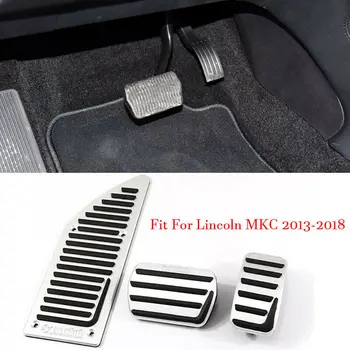 

Alloy Accelerator Gas Brake Footrest Pedal Plate Pad Cover Fit For Lincoln MKC