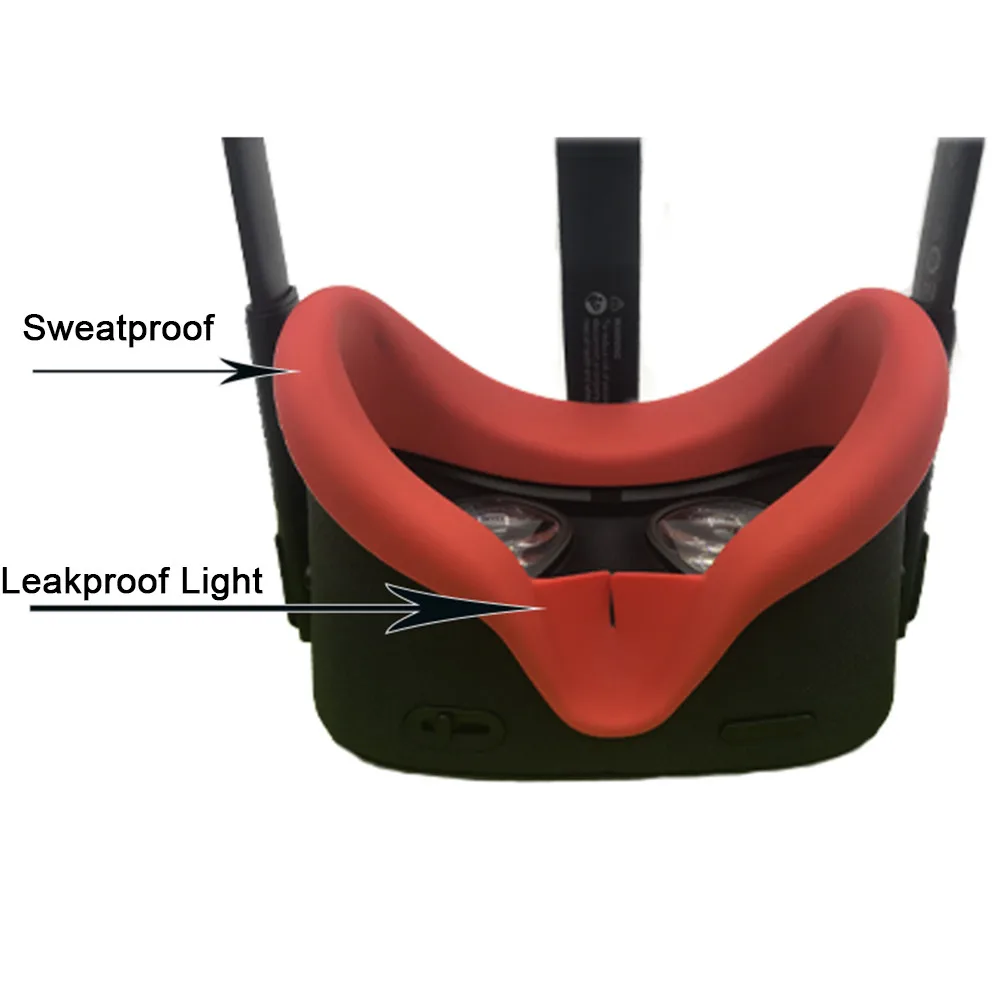 Силиконовая маска для глаз+ контроллер ручка Защитная крышка противоскользящая оболочка игровые аксессуары для Oculus Quest гарнитура VR очки