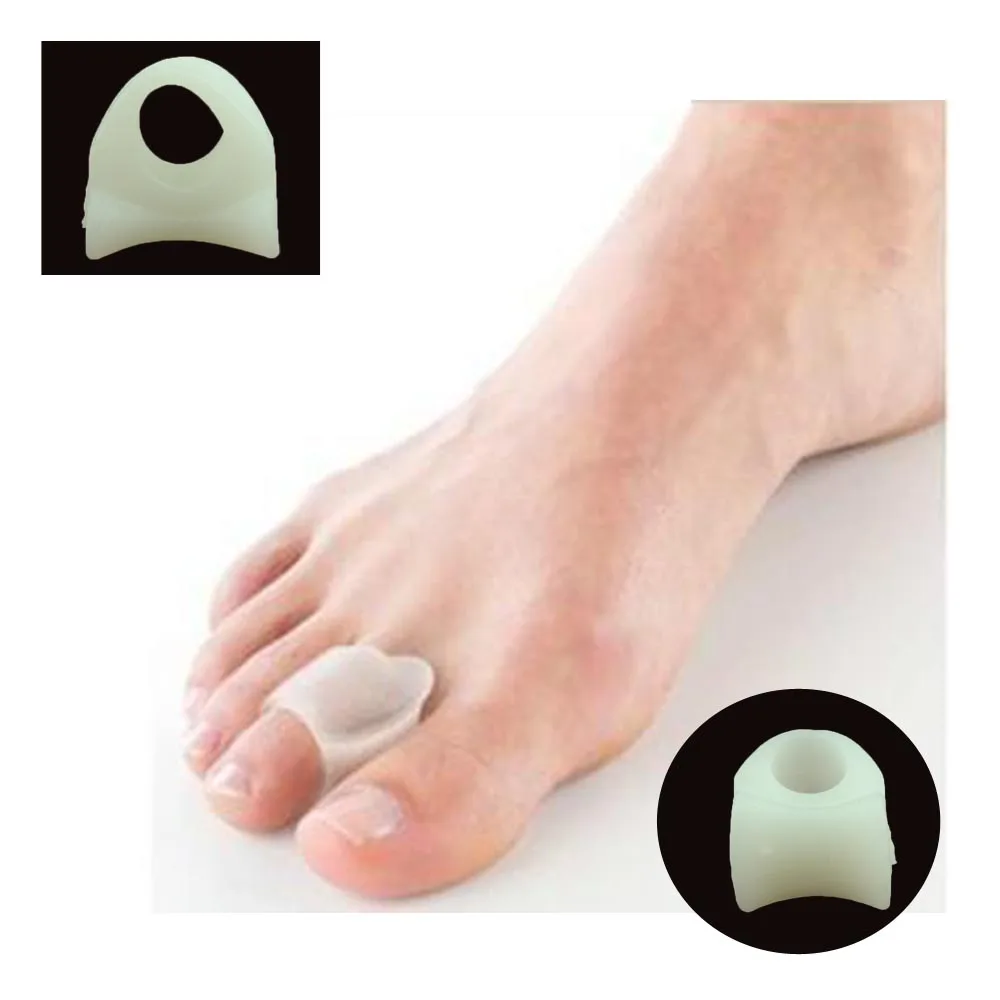 6 Pcs Silicone Toe Corrector Gel Protector Toe Finger Separator Hallux Valgus Pedicure Tools Foot Care Corrector For Toes C524