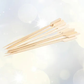 

180pcs Bamboo Sticks Roasting Premium Food Safety Picks BBQ Skewers Sticks for Baking Cooking Barbeque