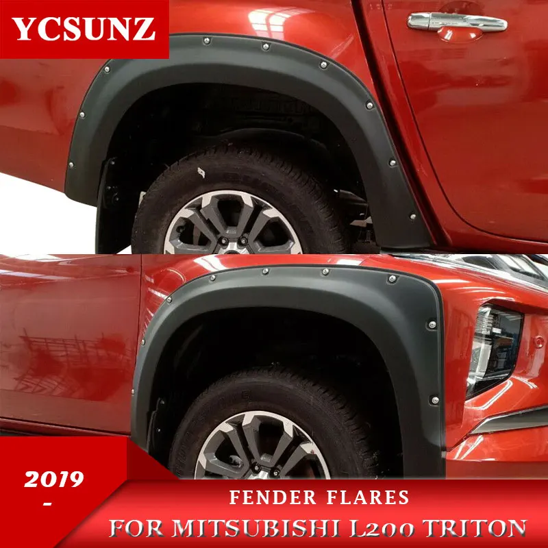 Колесные арки крыло факела брызговик для Mitsubishi L200 Triton Ram 1200 Strada Strakar Варвара с гайками двойная кабина