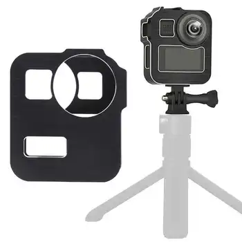 

Aluminium Alloy Sports Camera Protective Shell Case with Cold Shoe Mount for Gopro MAX Panoramic Action Camera