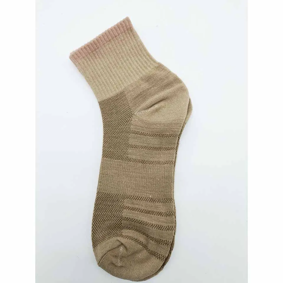 5 Pack Men Cotton Socks Mesh Breathable Short Casual Socks Summer Sports Socks Absorb Sweat Ankle Socks Set