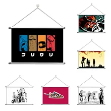 

FLCL Haruhara Haruko Canti Alloy Fabric Wall Poster Scroll