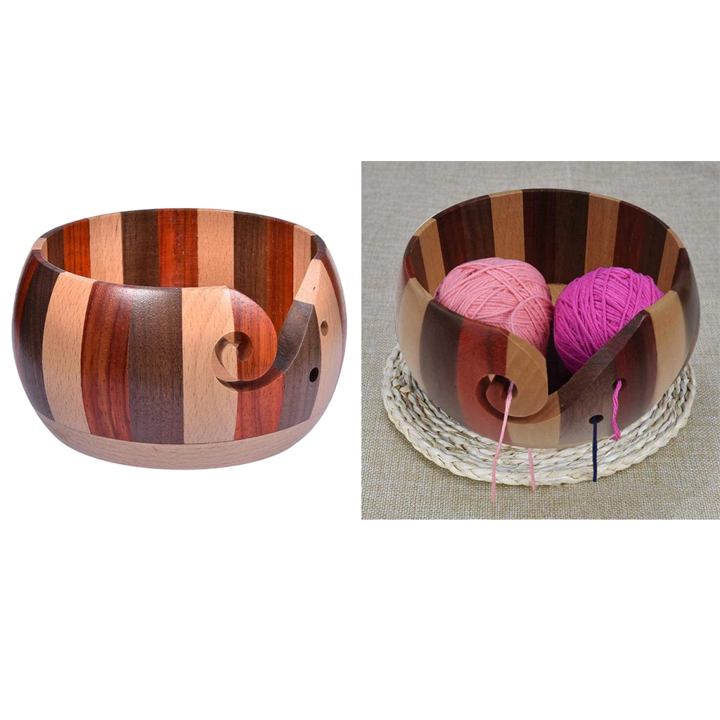 Yarn Bowl for Knitting, Crochet - Beautiful Gifts on All Occasions for Moms and Grandmothers 15cm