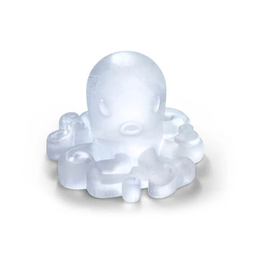 Non-toxic Silicone 4 Grids Octopus Pattern Frozen Ice Cube Trays Jerry DIY Mold Maker