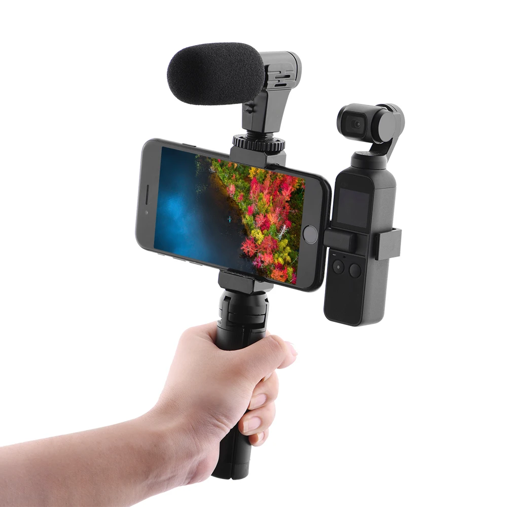 Зажим для телефона кронштейн адаптер Настольный Штатив для DJI Osmo Карманный телефонный зажим металлический держатель ручной карданный аксессуары для камеры