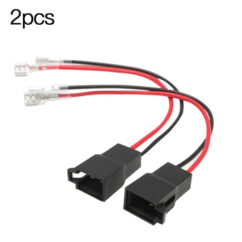 

For Audi A4 2000-2002 2pcs Car Speaker Adapter Wire Harness Wire with Connector Automotive Accessory