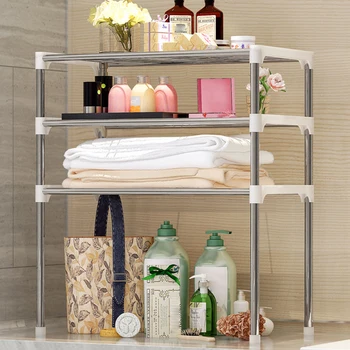 

2-Tier/3-Tier Microwave Shelf Rack Kitchen Shelf Spice Organizer Kitchen Storage Rack Bathroom Organizer Shelf Book Shoes Shelve