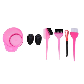 

6pcs Simple Hair Coloring Kits Hot Oil Treatment Tools for Home Salon Store
