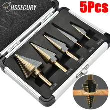 

HSS Cobalt Multiple Hole 50 Sizes Drill Step Bit Set Tool with Aluminum Case Woodworking Tools For Metal Wood Step Cone Drilling