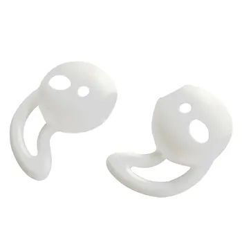 

1 Pair/SET Anti-Slip Soft Silicone Earphone Cover Tips Hook for Airpods Anti-Slip Soft Silicone Sleeve for iPhone Headphone