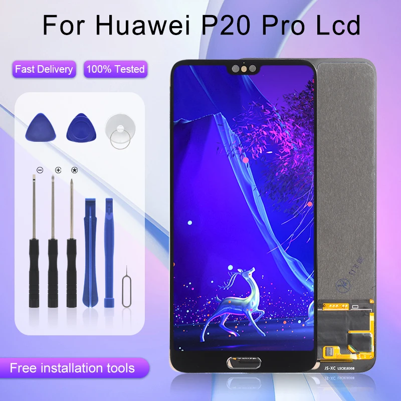 1PCS For Huawei P20 Pro Display Touch Panel Screen Digitizer Assembly CLT-L09 L29 L04 AL01 Lcd Free Shipping With Frame | Мобильные