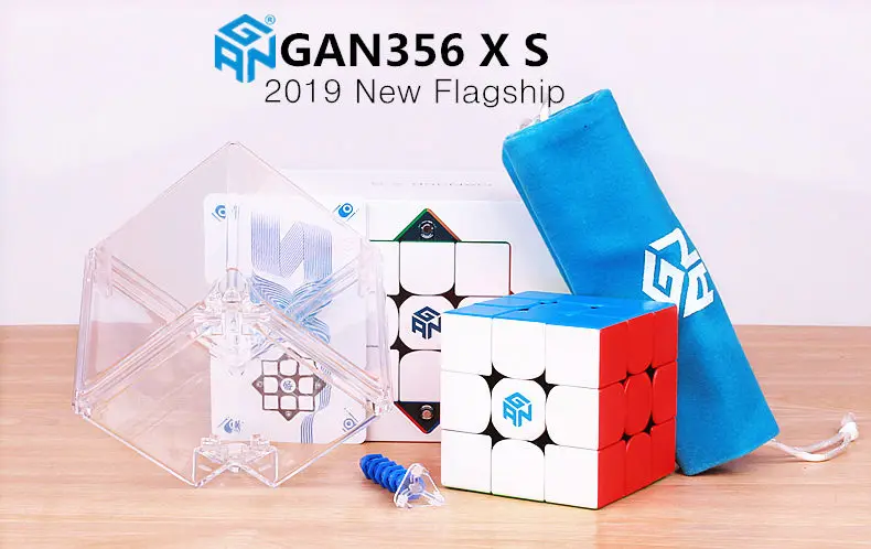 Новинка GAN356X S магнитный 3x3x3 магический скоростной куб без наклеек Профессиональный GAN356 X S магниты Кубики-головоломки для соревнований GAN356 XS