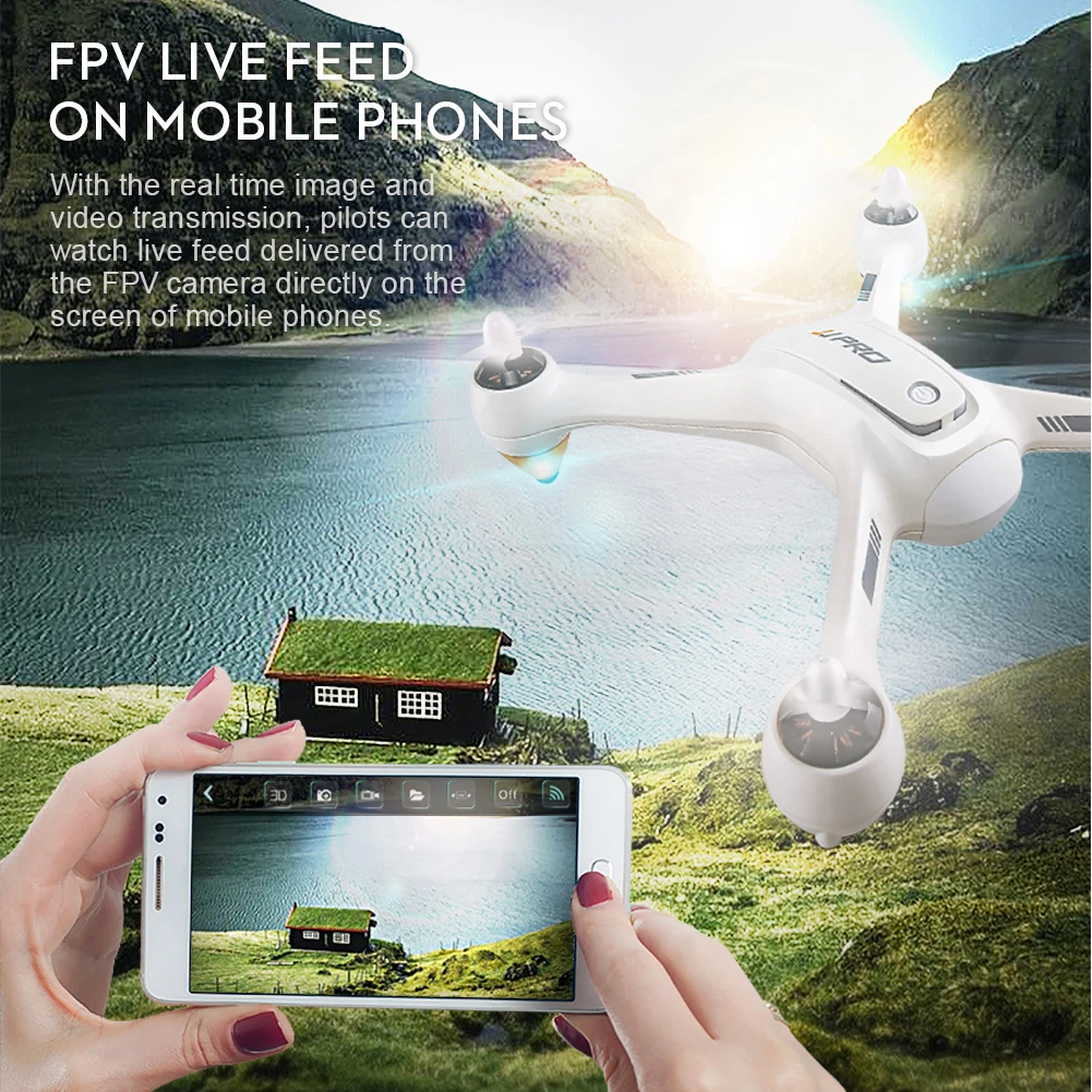 JJR/C JJPRO X3 gps wifi Безголовый режим дистанционного управления Квадрокоптер, Радиоуправляемый беспилотный летательный аппарат бесщеточный Вертолет игрушка в подарок-RTF