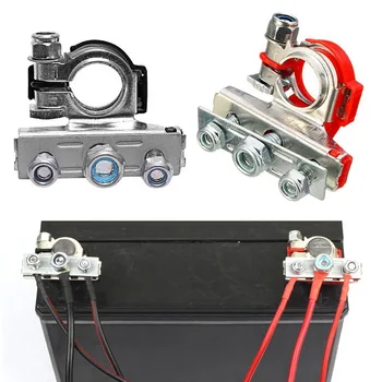 

1Pair 12V 24V Automotive Car Top Post Battery Terminals Wire Cable Clamp Terminal Connectors Car accessories