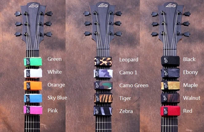Online Gruv Gear FretWraps amortiguadores de cuerdas Muters de cuerdas para bajo, guitarra acústica, ukelele, paquete único con muchos colores