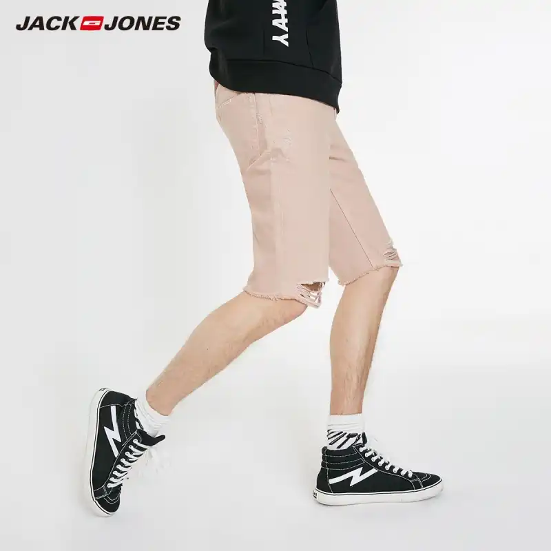 100 cotton denim shorts