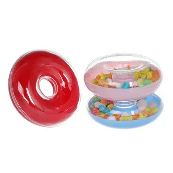 

12Pcs Creative Donut Shaped Candy Box Mini Candy Holder Transparent Candy Container Creative Donut Mini Transparent Candy Box