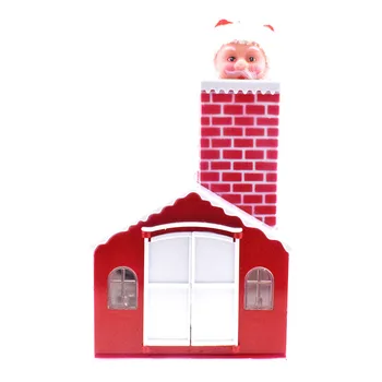 

Electric Singing Climbing Chimney Santa Claus Doll with Music Electric Toy Gifts for Children Christmas LAD-sale