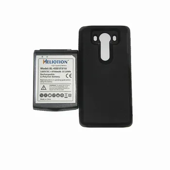 

V10 Battery for LG V10 VS990 H901H961 Bl-45B1F 9700mAh Extended Battery with black Cover Case