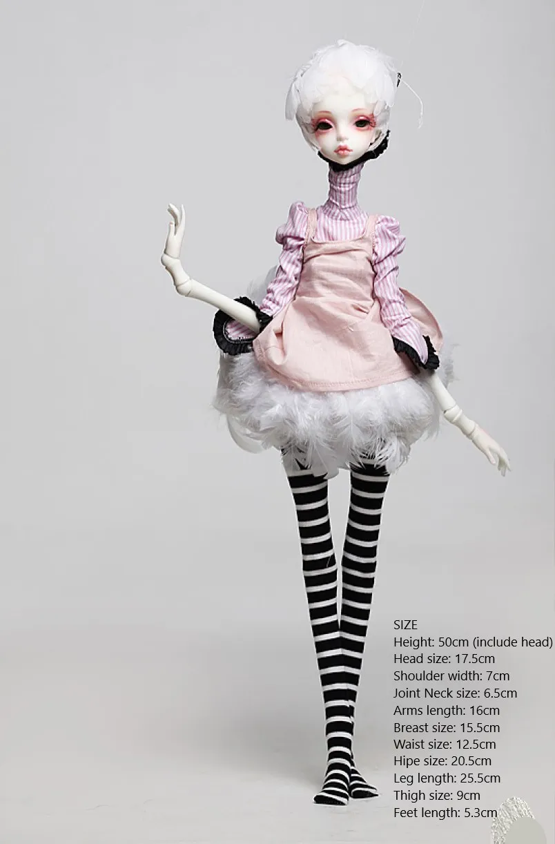 AQK(AQK) BJD1/4 Лебедь девочка бесплатные глаза