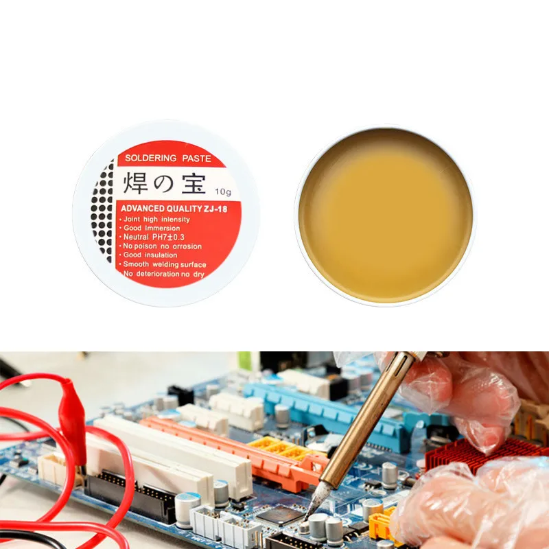 

10g/50g Soldering Paste Mild Rosin Environmental Soldering Paste Flux PCB IC Parts Welding Soldering Gel Tool for Metalworking
